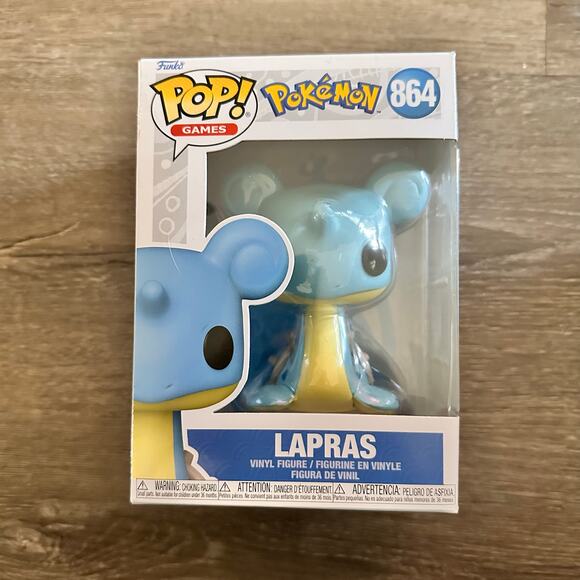 Pokemon Funko POP Lapras #864 Vinyl Figure NEW in box - Picture 1 of 3